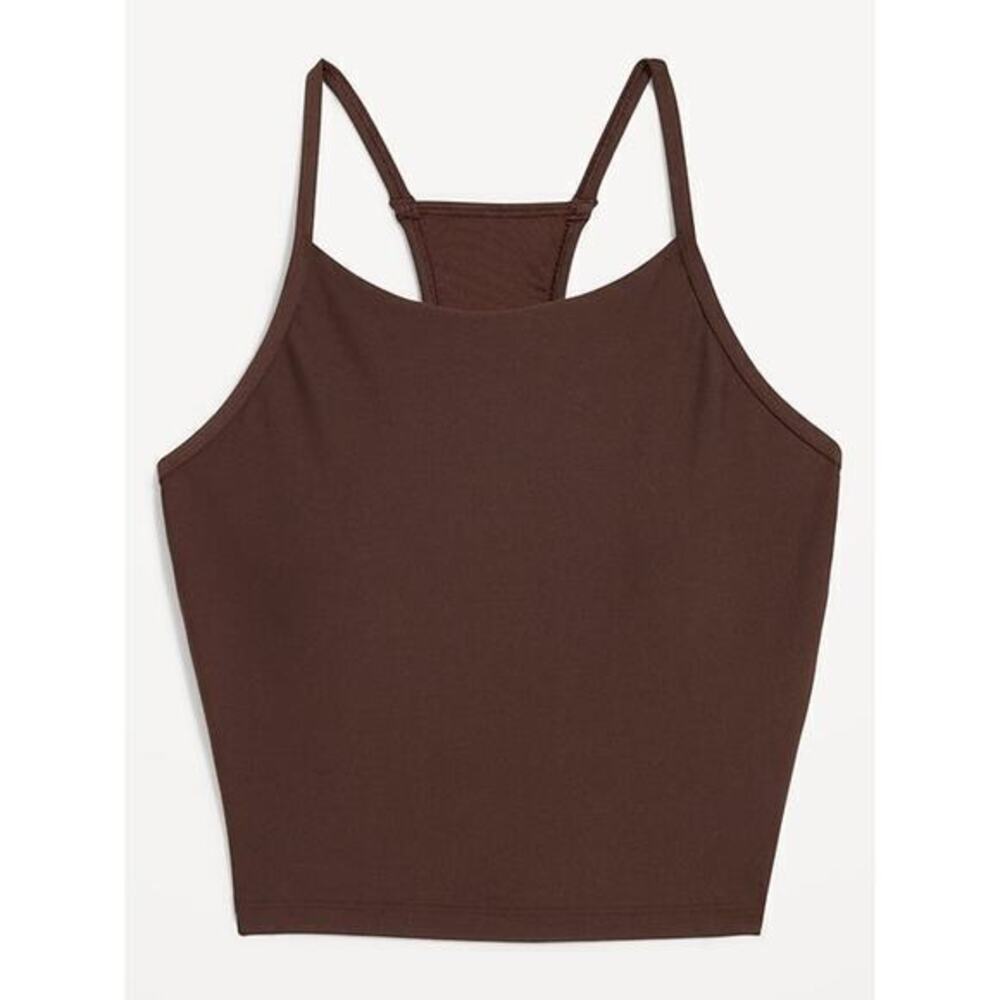 Old Navy Maroon Light Support StudioSmooth Longline Sports Bra SMALL